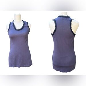 Jarbo Tank Top Frayed Edges